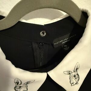 Victoria Beckham Black and White dress